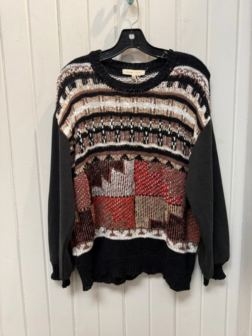 NWT Gilded Intent Mixed Sweater - Picture 2 of 7